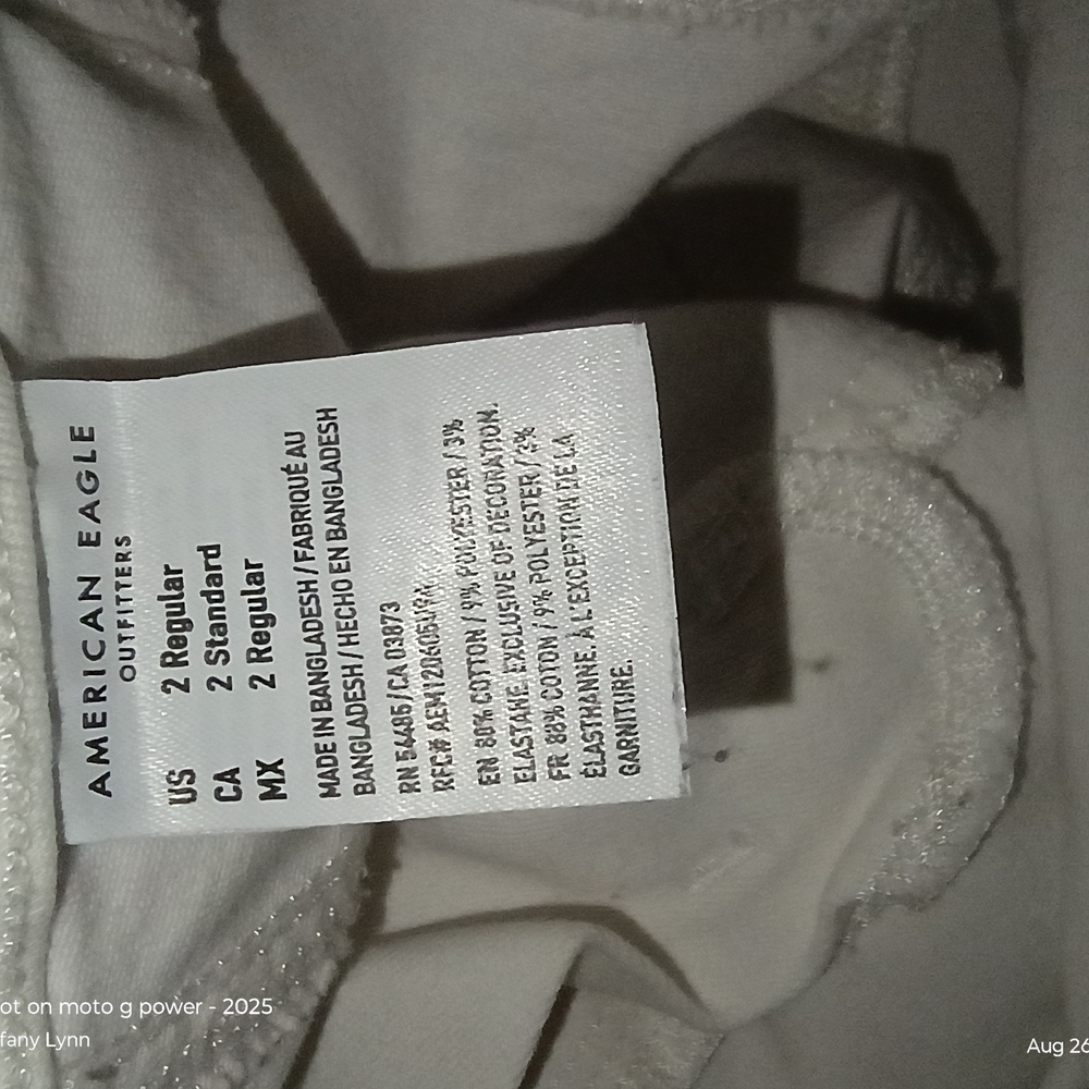 American Eagle White Pants - Picture 3 of 6